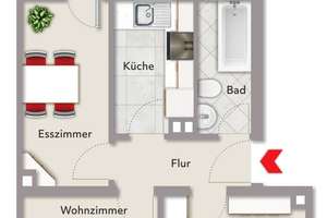 Renovierte und citynahe 3-Zimmer-Wohnung in Nürnberg Gibitzenhof – Die vollständige Adresse der Immobilie erhältst du vom Anbieter., 90443 Steinbühl, Nürnberg – Vorschaubild 10