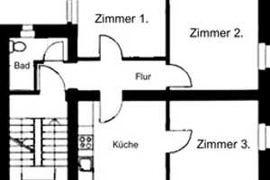 Möblierte 3-Zimmer-Wohnung mit geräumiger Küche, geeignet für Monteure, Pauschalmiete – Duisburg – Vorschaubild 8