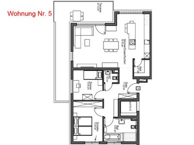 Wohnen in Krautheim - Sehr schöne Wohnung zu vermieten (Wg. 5) - Erstbezug
