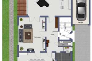 Repräsentatives Klinkerhaus  mit großzügigem Garten vom Park umsäumt im Herzen von KR-Bockum! – Die vollständige Adresse der Immobilie erhältst du vom Anbieter., 47800 Bockum, Krefeld – Vorschaubild 23