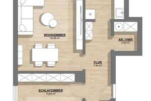 PROVISIONSFREI | Frisch renovierte 2-Zimmer-Wohnung | FREI – Die vollständige Adresse der Immobilie erhältst du vom Anbieter., 90765 Ronhof, Kronach, Fürth – Vorschaubild 14