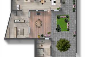 Stillvolle Design-Loftwohnung mit privatem Garten in Hinterhoflage – Die vollständige Adresse der Immobilie erhältst du vom Anbieter., 40227 Oberbilk, Düsseldorf – Vorschaubild 32