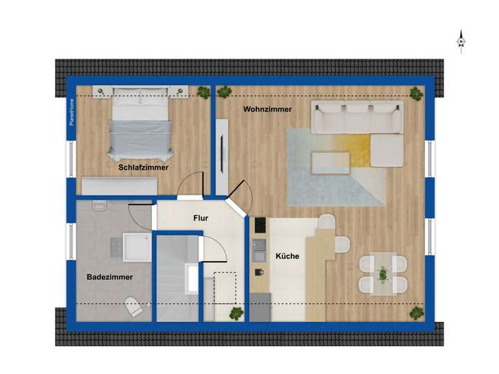 Grundriss Dachgeschoss