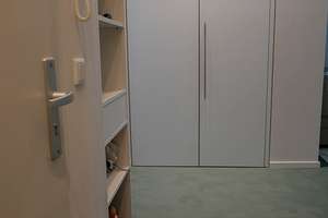Coole lässige Altbauwohnung, begehbarer Kleiderschrank, voll eingerichtet, BOLON Designboden – Herzogstraße 25, 40215 Friedrichstadt, Düsseldorf – Vorschaubild 20
