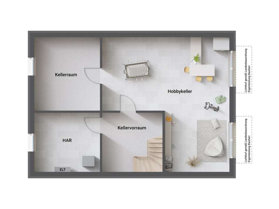 Beispiel SW Wohnkeller