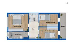 Familienfreundliches Reihenmittelhaus mit Süd-West-Terrasse in Nürnberg-Laufamholz – Die vollständige Adresse der Immobilie erhältst du vom Anbieter., 90482 Laufamholz, Nürnberg – Vorschaubild 13