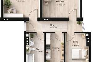 Zuhause im Glück – tolle 3-Zimmer-Altbauwohnung mit Balkon zum Innenhof! Selbstn. ab 09/2027 – Kiekebuschstraße 5, 12555 Köpenick, Berlin – Vorschaubild 7