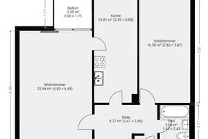 Selbst anpacken lohnt sich – 2-Zimmer-Wohnung im 9.OG mit Balkon zum Gestalten! – Hakenfelder Str. 9, 13587 Hakenfelde, Berlin – Vorschaubild 5