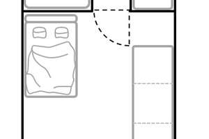 Möblierte 1-Zimmer-Wohnung in der Karlsruher Innenstadt-Ost – Zirkel 11 - WHG. 11, 76133 Innenstadt-Ost, Karlsruhe – Vorschaubild 14