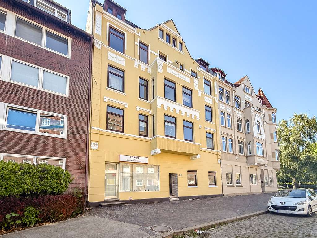 Individuelle 2-Zimmer Wohnung            
mit Terrasse und Gartenblick
