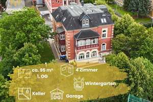 Stadtvilla-Flair in Apolda: vermieteter 4-Raum-Altbau mit Wintergarten und Garagenstellplatz – Die vollständige Adresse der Immobilie erhältst du vom Anbieter., 99510 Apolda – Vorschaubild 2