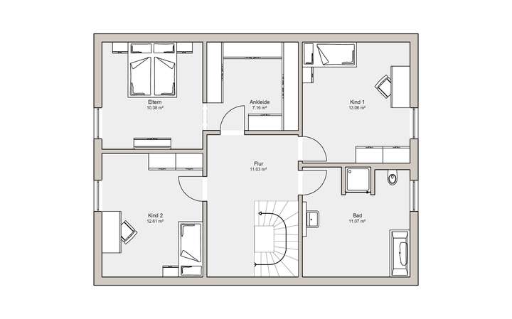 Grundriss Dachgeschoss