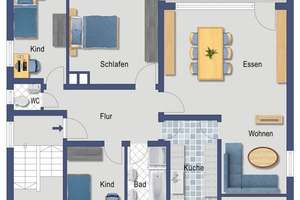 N-Kornburg! Schöne 4-Zi.-Wohnung mit Südterrasse, Garten, 2 Kellerräume + Garage! – Die vollständige Adresse der Immobilie erhältst du vom Anbieter., 90455 Kornburg, Worzeldorf, Nürnberg – Vorschaubild 18
