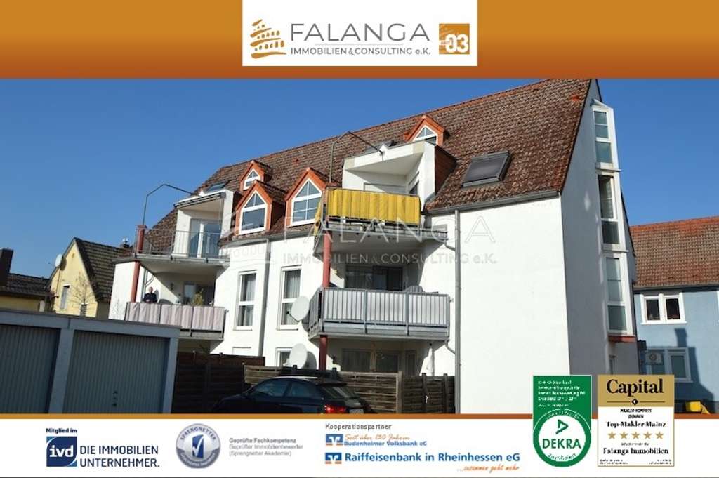 Immobilie in Budenheim - Falanga Immobilien - Außergewöhnliche charmante Maisonette-Galerie-Wohnung  in Budenheim! - Bild 0