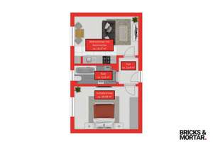 2-Zimmer-Wohnung in Augsburg-Hochfeld mit Entwicklungspotenzial – ideale Lage nahe Universität – Die vollständige Adresse der Immobilie erhältst du vom Anbieter., 86159 Hochfeld, Augsburg – Vorschaubild 12