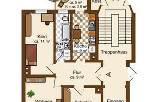 * gemütliche ETW * Gohlis-Mitte * 3 Zimmer * Balkon * Stuck * vermietet * – Daumierstraße 4, 4157 Gohlis-Mitte, Leipzig – Vorschaubild 15