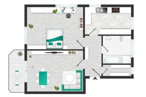 Leerstehende 2-Zimmer-Wohnung mit Balkon und Stellplatz in ruhiger Lage – Helenenstraße 36a, 4279 Dölitz-Dösen, Leipzig – Vorschaubild 22