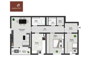Große 3-Zimmer Wohnung - hell, gute Lage, vermietet! – Die vollständige Adresse der Immobilie erhältst du vom Anbieter., 86161 Wolfram-und Herrenbachviertel, Augsburg – Vorschaubild 9