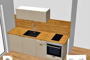 Geschmackvolle möblierte 1 Zimmer Wohnung in Augsburg Hochzoll  – Grüntenstraße 47a, 86163 Augsburg – Vorschaubild 2