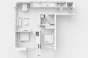 Erstbezug Neubau: 3-Zimmer mit Balkon in den Elbvororten – 88,0 m², 2. OG – Tönninger Weg 73 b, 22609 Osdorf, Hamburg – Vorschaubild 7