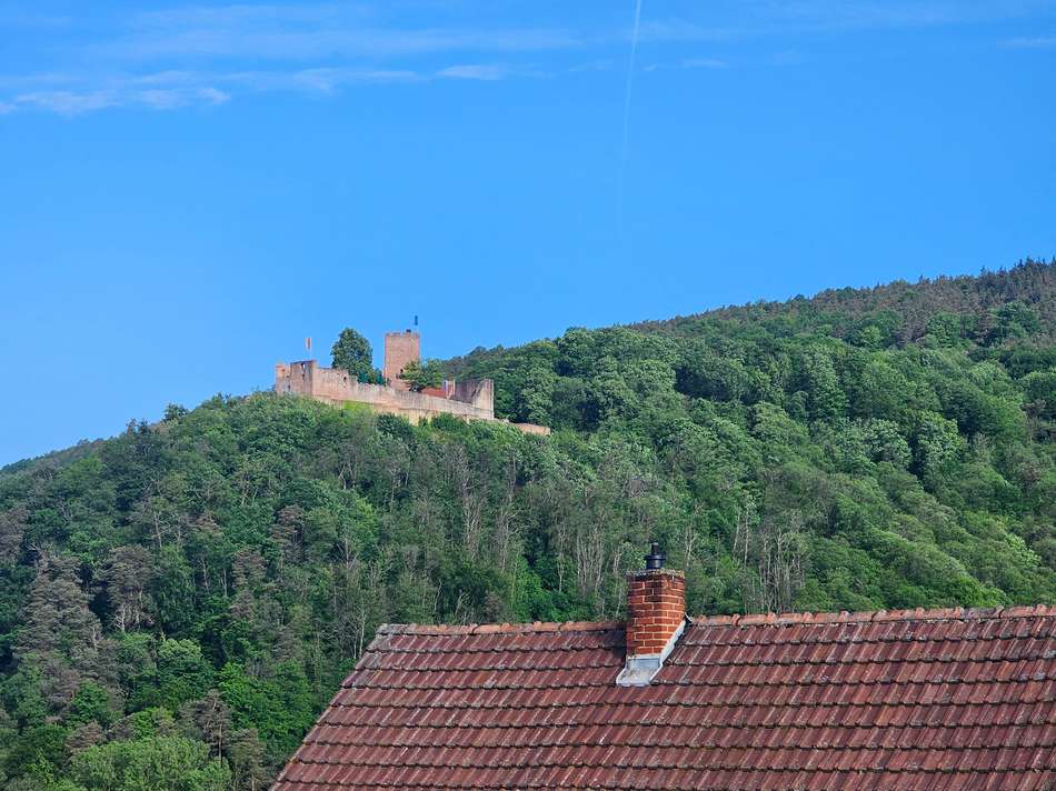 Ausblick zur Burg Landeck