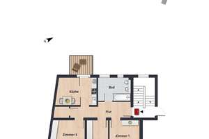 Individuell wohnen in Stadtnähe, 3 Zimmer-Wohnung// 2.OG , Rechts – Friedrich-Ebert-Str. 59, 38440 Schillerteich, Wolfsburg – Vorschaubild 11