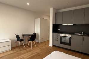 Möbliertes 1-Zimmer-Appartement im Erstbezug KfW-Standard – Grüntenstraße 47a, 86163 Augsburg – Vorschaubild 4