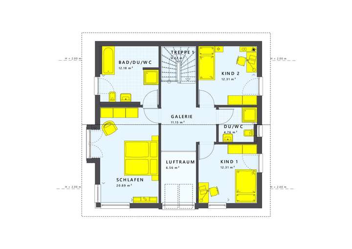 Cleveres Familienhaus-Design