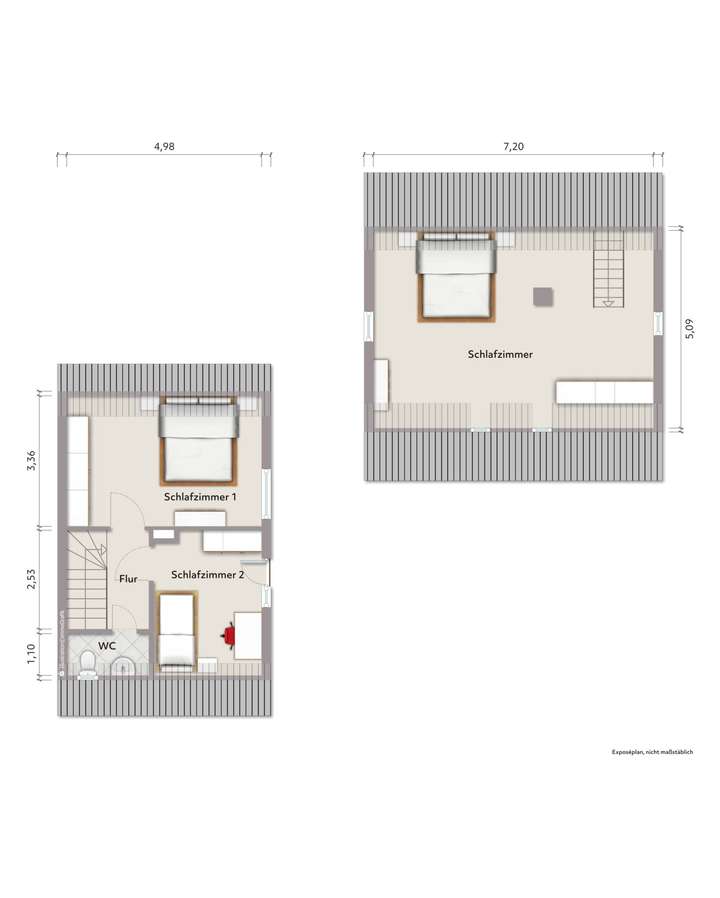 Grundriss Dachgeschoss (nicht 