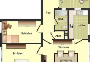 Ideal für Paare mit schönem Boden in Duisburg – Im Schlenk 121, 47055 Wanheimerort, Duisburg – Vorschaubild 3
