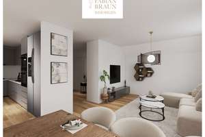 NEUBAU-Erstbezug, 2-Zi-Terrassen-ETW, Garten, Lift, FBH, Parkett, TG-Stellplatz – Die vollständige Adresse der Immobilie erhältst du vom Anbieter., 91088 Bubenreuth – Vorschaubild 4