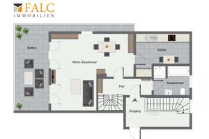 Großzügige Maisonettewohnung mit zwei Bädern und weitläufigem Balkon in Lennep – Die vollständige Adresse der Immobilie erhältst du vom Anbieter., 42897 Lennep Nord, Remscheid – Vorschaubild 13