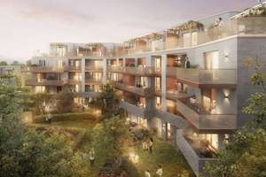 Tief einatmen mit Blick auf Tiny Forest: 3-Zimmer mit privater Terrasse zum Wäldchen – Die vollständige Adresse der Immobilie erhältst du vom Anbieter., 85748 Garching bei München – Vorschaubild 1