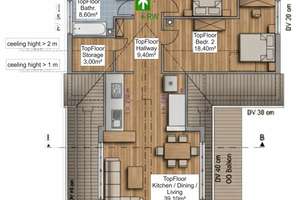 Möblierte großzügige 3-Zimmer-Dachgeschosswohnung in Vaihingen – Bassermannstraße 3, 70563 Vaihingen-Mitte, Stuttgart – Vorschaubild 11