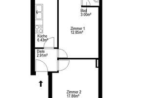 Urban Wohnen mit Wohlfühlcharakter – Hohenzollerndamm 69, 14199 Schmargendorf, Berlin – Vorschaubild 11
