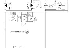 Moderne 2-Zimmer-Wohnung mit Balkon, schöner Aussicht und hochwertiger Ausstattung - Wentzel Dr. !! – 44135 Kaiserbrunnen, Dortmund – Vorschaubild 2