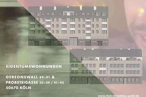 Neuausbau! Exklusive 2-Zimmer-Dachgeschosswohnung mit Loggia! Gereonswall 89, WE 21 – Gereonswall 89-91, 50670 Altstadt/Nord, Köln – Vorschaubild 3