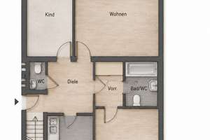 Bezugsfrei ab 1.6.26: helle attraktive 3-Zi Wohnung in D-Unterbach  + provisionsfrei + von privat + – Rathelbeckstraße 291, 40627 Unterbach, Düsseldorf – Vorschaubild 19