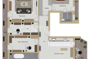 Luxus | 4 Zimmer | Sanierter Altbau | 3 Balkone | Aufzug | Stellplatz – Die vollständige Adresse der Immobilie erhältst du vom Anbieter., 65183 Nordost, Wiesbaden – Vorschaubild 8
