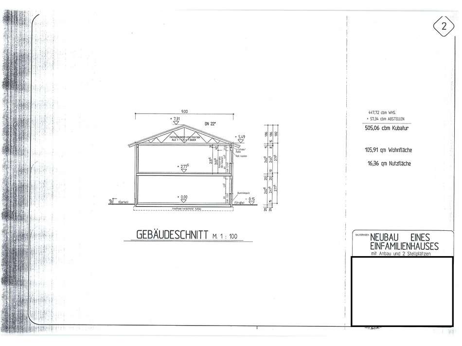 Schnitt und Flächenberechnung