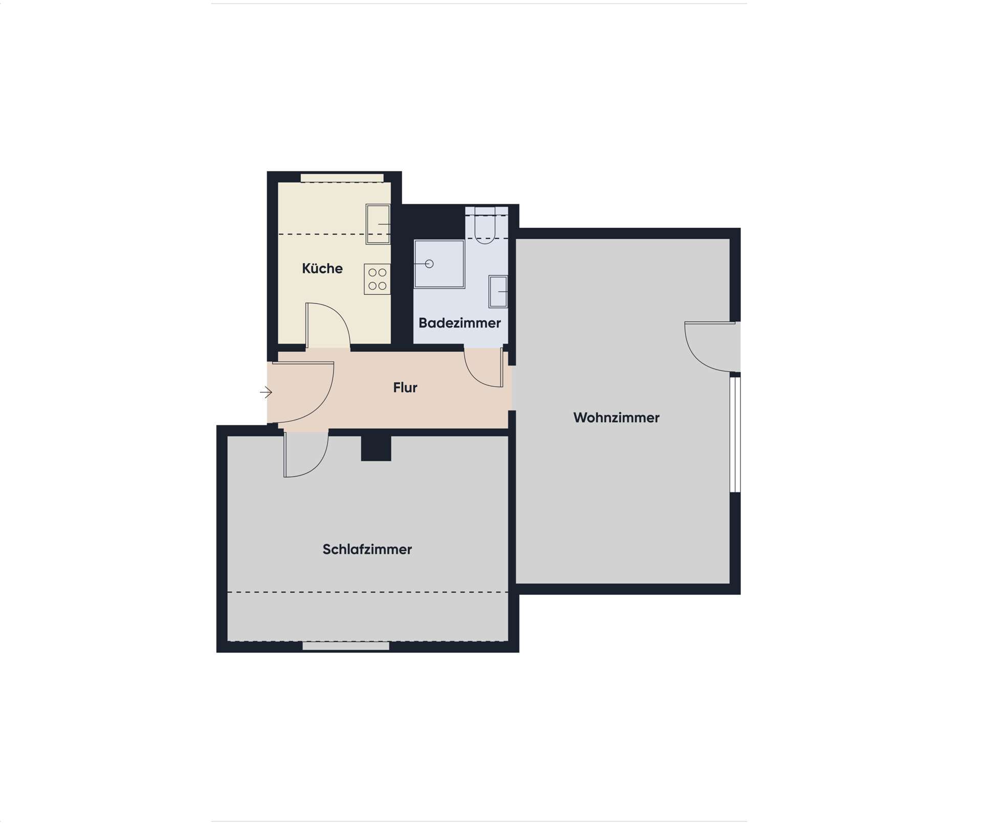 Marienthal - Schöne 2-Zimmer Wohnung für Entwickler, Hamburg – Bild 2