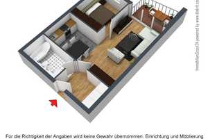 Schöne 2-Zimmerwohnung mit Balkon – Fliederweg 12, 14469 Potsdam – Vorschaubild 3