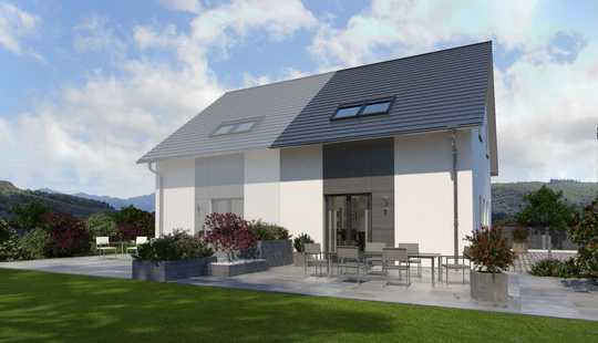 Bild von DOPPELHAUS MIT WOHNKELLER AUF GRUNDSTÜCK MIT FERNBLICK