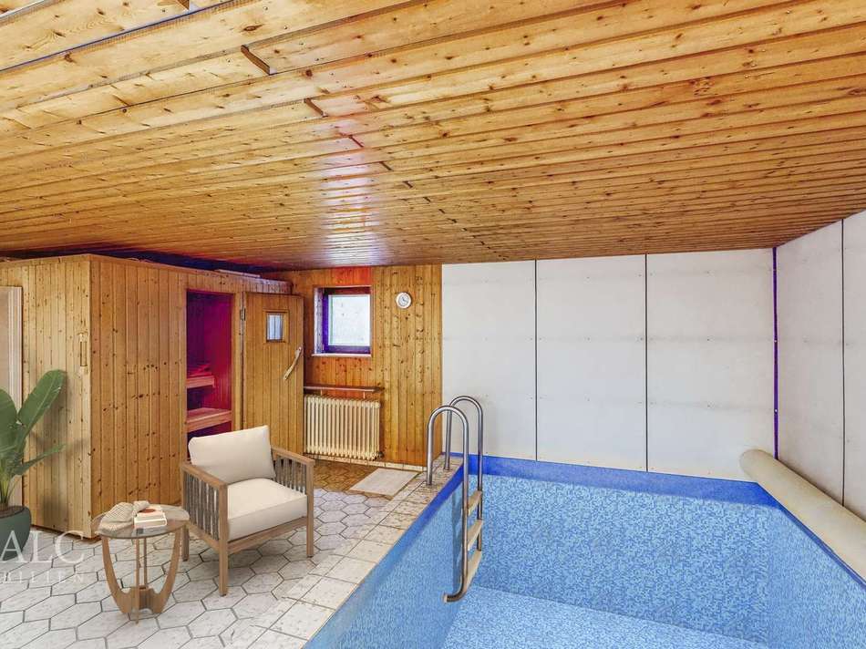 Visualisierung: Pool und Sauna