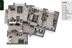 Top-Lage trifft Potenzial: 4-Zimmer-Wohnung mit Balkon in begehrter Lage - sofort verfügbar! – Die vollständige Adresse der Immobilie erhältst du vom Anbieter., 97072 Sanderau, Würzburg – Vorschaubild 18