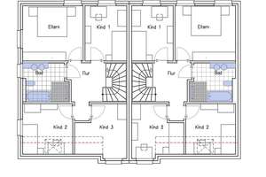 Stadthaus, Effizienzklasse A+, KfW 40 mit PV Anlage, Fußbodenheizung und Wärmepumpe, mit Grundstück! – 40627 Vennhausen, Düsseldorf – Vorschaubild 4