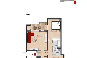 Einziehen und wohlfühlen - Geräumige 3-Zimmer-Wohnung im Obergeschoss // 2.OG rechts – Eisenacher Str. 9, 38444 Wolfsburg – Vorschaubild 9