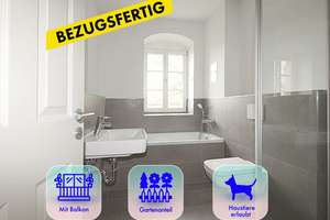 * Gehobene Ausstattung *  2 Zimmer mit Parkett * Tageslichtbad mit Wa.+ Du. * Fußbodenheizung * 