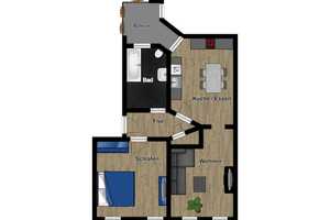 Charmante 2- Zimmerwohnung im schönen Buckau inkl. Balkon+Tageslichtbad mit Wanne+Abstellraum – Gnadauer Str. 4, 39104 Magdeburg – Vorschaubild 10