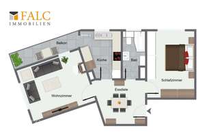 Modernisierte 2 ½ Zimmer-Wohnung in Mannheim-Neckarstadt – Die vollständige Adresse der Immobilie erhältst du vom Anbieter., 68169 Neckarstadt-West, Mannheim – Vorschaubild 12
